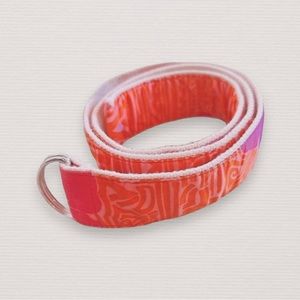 Lilly Pulitzer | Belt | Size Medium | Pink and Orange | 100% Cotton | EUC | $35